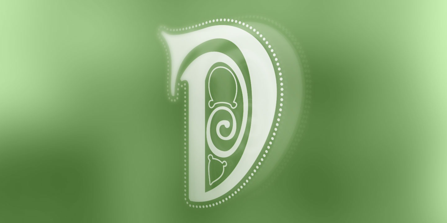 Пример шрифта Celtic Spiral #6